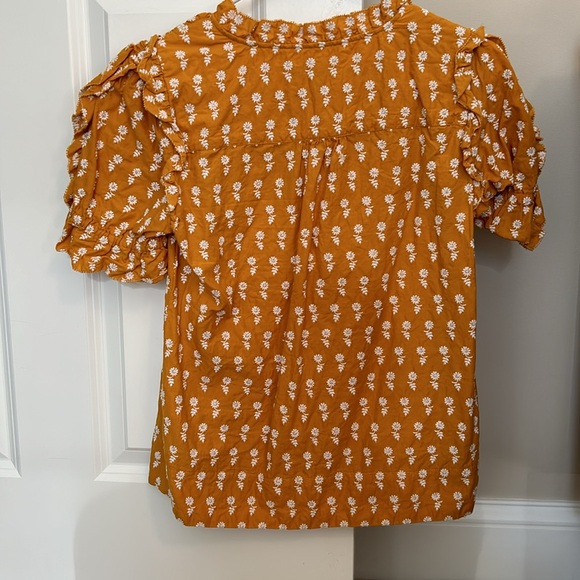 J. Crew Ruffle Sleeve Shirt - Picture 4 of 5